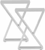 Ventuos Metal Table Legs Heavy Duty Desk Legs DIY Furniture Legs Coffee Table (Z Shape Leg - 2302).