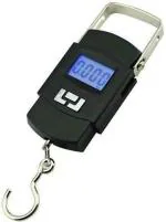 INDICUL Texla Hanging Portable Kitchen Weighing Scale Black 50 kg