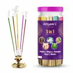 kreyam's Imegica, Mogra, Pineapple, Royal, Woods Agarbatti Combo Pack Incense Sticks