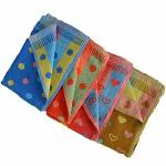 JENNY DENIAL 100% Cotton Hand Towels Set of 4 Soft ( 400 GSM) Multi Color ( Size 14* 21 Inch)