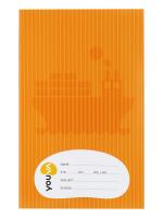 Youva Navneet Soft Bound Brown Cover Long Notebook 21x29.7 cm Single Line 140 Pages - Pack of 12