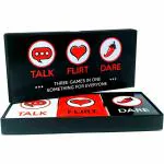 Awestuffs Talk, Flirt or Dare Romantic and Naughty Fun Game for Couples Card Games