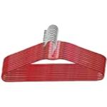 ROCKFIELD Shabd Heavy Steel Cloth Hanger Space Saving Non Slip Stainless Steel Metal Hanger for Shirts, Trousers, etc, Coats & Clothes for Wardrobe (10)