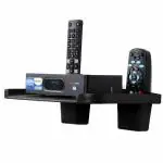 DIGIONICS Set Top Box Stand/DTH Stand/Wi-Fi Router Stand/with 2 Remote Holder (Plastic)