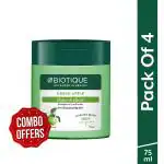 Biotique Green Apple Shampoo and Conditioner for Oily Scalp & Hair 75ml(Pack of 4)