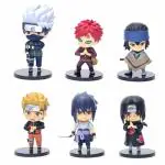 Awestuffs Naruto and Friends Miniature Action Figures (Set Of 6) (10 cm)