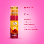 RAINBOW AGARPATHI Organic and Non-Toxic Incense Agarbatti Sticks 250g Rose Agarbatti Pet Bottle