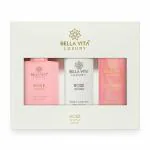 Bella Vita Luxury Rose Woman Gift Set (Body Lotion 200ml, Perfume 100ml, Body Wash 200ml)