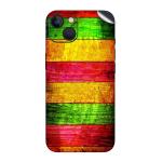 GADGETSWRAP Printed Vinyl Skin Sticker for iPhone 15- Wood Color