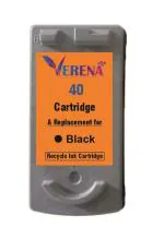 Verena 40 Ink Cartridge Compatible for Canon PIXMA IP 1200, 1300, 1600, 1700, 1800, 1880, 1900, 2200, 2500, 2600, 6210, 6220, 6310 Printers (Black)