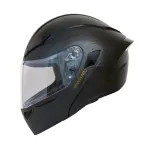 Spark Minda Valor ISI Certified Full Face Flip Up Helmet For Men & Women With Clear Visor (XL 600 mm, Black)