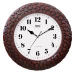 Ajanta Wall Clock 14 Inches Vintage Sweep Wall Clock(No TIK TIK)(5017_Maho_G)