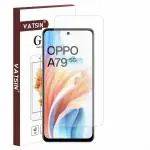 Vatsin HD Clear 9H Hardness Tempered Glass Screen Protector [Support Fingerprint Unlock] for Oppo A79 5G
