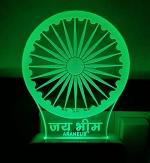 HASHONE 3D Color Changing Jai Bhim Chakra Night Lamp 10 x 7 x 5 cm