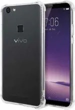 Mintak Vivo V7 Plus Transparent Silicon Scratch Resistant and Shockproof Mobile Back Cover