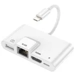 Microware HDMI, RJ45 Adapter for PC