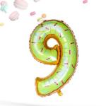 My Party Suppliers Nine Onut Number Candy Theme Foil Balloon