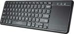ASTRUM KW280 Black Slim Wireless Multi-device Keyboard with Touchpad