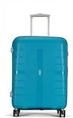 VIP Voyager | Cabin Trolley Bag | Hard Sided Luggage | Polypropylene | Teal Blue
