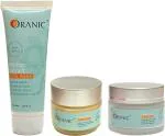ORANIC Plant Derived Body Butter, Face Cream and Face Wash Paraben and SLS Free Orange Peel Extract (pack of 3)