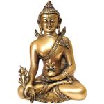 Idol Collections Golden Brass Medicine Lord Buddha Idol