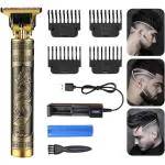 VALORA Vintage T9 Professional Hair Clippers for Men Electric Haircut Kit Hair Trimmer Grooming Waterproof Rechargeable Close Cutting T Blade Trimmer USB Rechargeable