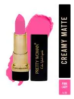 Pretty Woman Color Splash Creamy Vibrant Pink Lipstick Pink Lady Shade 02, 4.2g