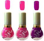 OUR Beauty Multicolor Extra Shine Long Wear Durable Nail Polish Nv104, 18 ml (Pack Of 3)
