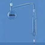 ABGIL Borosilicate Glass Distillation Apparatus With Graham Condenser With I/C Joint & Stopper Flask Capacity 1000ml
