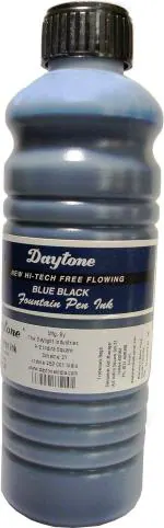 Daytone Fountain Pen Ink Blue-Black 500 Ml. Pack of 2
