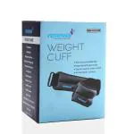 RENEWA Weight Cuff 1 KG Adjustable Ankle weight /Wrist Weight cuff | Strength Training | Easy to Use on Ankle, Wrist, Leg, ankle weight Weight Cuff 1kg Black