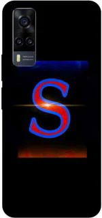 GOLDALPHA Black Plastic Back Cover For Vivo Y51A