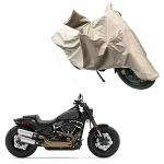 Oshotto Dust and Water Proof Double Mirror Pocket X1 Bike Body Cover Compatible with Harley-Davidson-Fat-Bob-114