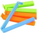 Fitaza Bag Sealing Clips Large, Medium, Small BPA Plastic Plastic Clips (Set of 18, Multicolor)