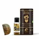 Beauty Secrets Premium Beard Growth Oil With Natural Wood Beard Comb For Men | Ayurvedic Formulation Enriched With the Goodness Of Sesame oil, Almond oil, Cedarwood oil, Amla, Bhringraj 50ML