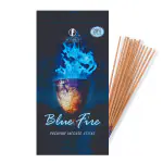 FLORRIS Blue Fire Agarbatti Exclusive Zipper Pack For Aromatic Environment 130g (Pack of 4)