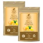 Khadi Ark Lemon Powder (100% Pure For Natural Clean Lightning Skin) (Pack of 2, 100 GM Each)) (200 g)
