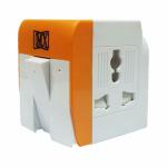 MX 3-in-1 Universal Travel Adapter Multi-Plug with Individual Switch (MX-4006)
