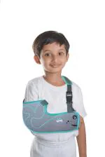 Tynor Pouch Arm Sling Tropical, Grey, Child, 1 Unit