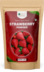 Bliss of Earth 1kg Strawberry Powder For Milk, Milkshake, Cake, Kids Loving Natural Spray Dried