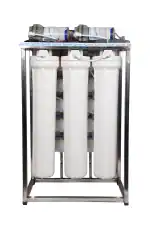 Hydroshell 100 LPH Commercial RO Water Purifier System/Plant 100 Liter Per hour Stainless Steel Fully Automatic with auto shut off sensor, TDS adjuster and Cover
