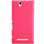 Nillkin Red Polycarbonate Back Case For Sony Xperia C3 Dual Sim