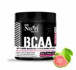 RENUTRIMASS BCAA 2:1:1 Vegan | BCAA Powder| 5 Grams of Amino Acids, Caffeine Free | Pure Powder Pre-Post Workout -250gm| FDA & ISO CERTIFIED. (Pink Guava)