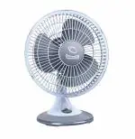 Summercool Apache | All Purpose Fan | 400 Table Fan | Portable Desktop Table Cooling Fan | Strong Wind | Low Noise | Speed control modes | Energy Saving | For Home, Office, Outdoor Travel | Colour (Grey)