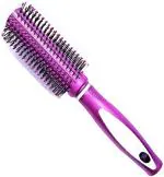 D-Top Hair Brush,Rolling Hair Brush/Comb/Combs/Kangi,Purple Color - Pack Of 1 ()