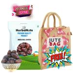 Herbanuts Premium Medjoul Dates 1kg Khajur/Khejur Medjool Dates Fresh & Natural No added preservatives Medjool Khajoor