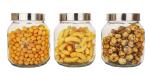 Machak Clear Glass Peanat Kitchen Storage Container, 650 Ml (Set Of 3)
