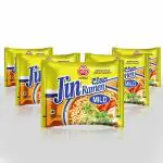 Ottogi Jin Ramen Mild Korean Style Instant Noodles - 600 g (120 g X 5 Packets)