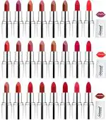 Lady Fashion Purple, Nude, Pink, Red, Brown, Light Pink, Wine, Red, Orange, Brown, Pink, Purple, Maroon Lipsticks (Pack Of 24)