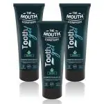 The Mouth Company Cool Mint Toothgel for Bad Breath Control, Sensitivity Relief & Cavity Protection, SLS & Paraben Free Fresh Mint Flavour Toothpaste for Men & Women 75g (Pack Of 3)